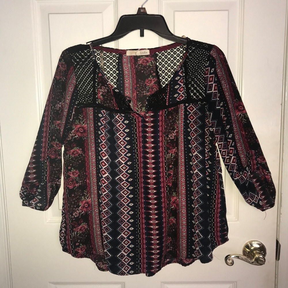 Patterned Blouse